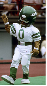 New York Jets does not have an offical team Mascot and Opponent of the Tampa Bay Buccaneers Fan