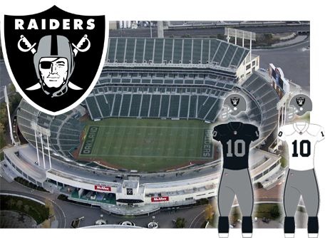 Oakland Raiders, Formerly Los Angeles Raiders opponent of the Tampa Bay Buccaneers