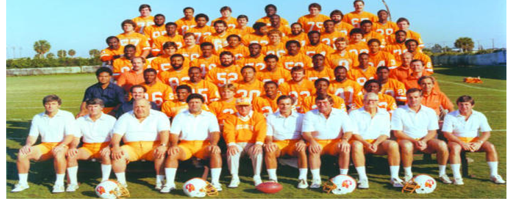 1982 Season 7 Tampa Buccaneers Team Picture