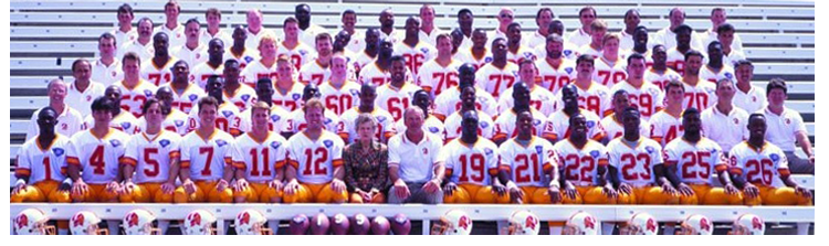 1994 Season 19 Tampa Buccaneers Team Picture