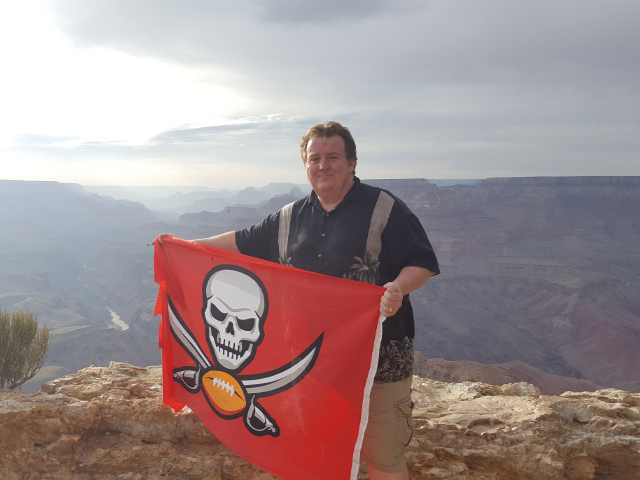 BuccaneersFan.com Yes! I Raised My Flag at Arizona State Route 64 and U.S. Route 180 in Williams, Ariz.