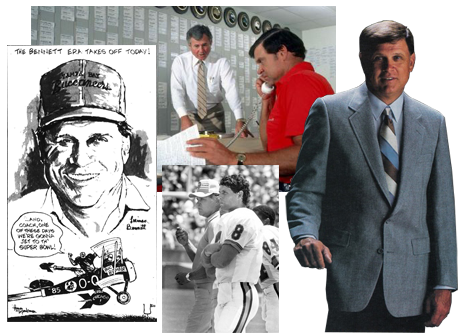 Leeman Bennett Head Coach of Tampa Bay Buccaneers 1985 to 1986 - The Ultimate Tampa Bay Buccaneers Fan Site, Historical Archive, Every Coach, Every Season, BUCS Fanatical Fans - BUCS Coaching History 1976-Present.