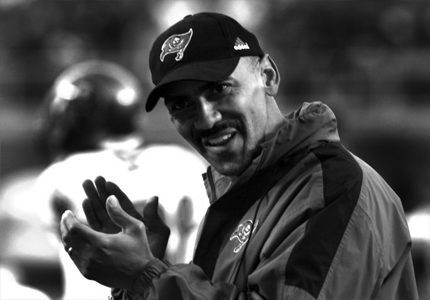 Head Coach Anthony Kevin -Tony- Dungy of The Tampa Bay Buccaneers from 1996 to 2001 - The Ultimate Tampa Bay Buccaneers Fan Site, Historical Archive, Every Coach, Every Season, BUCS Fanatical Fans - BUCS Coaching History 1976-Present.