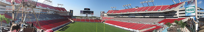 THe new Raymond James Stadium September 21, 1998