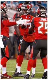 2014 Buccaneers wearing the new Nike Elite 51 Uniform