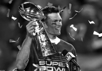 BuccaneersFan.com Tom Brady Super Bowl LV Trophy Tampa Bay Buccaneers Win