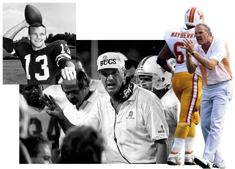 Buccaneers head coach Samuel David Wyche in Tampa Bay from 1992 to 1995 - The Ultimate Tampa Bay Buccaneers Fan Site, Historical Archive, Every Coach, Every Season, BUCS Fanatical Fans - BUCS Coaching History 1976-Present.