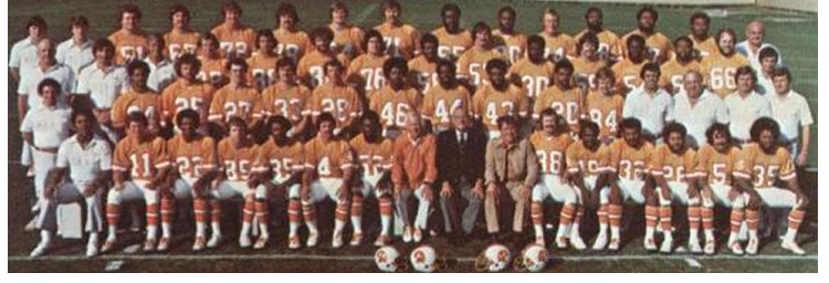 1976 Season 1 Tampa Buccaneers Team Picture