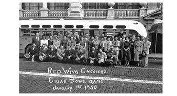 Red Wing Carriers at Cigar Bowl 1950