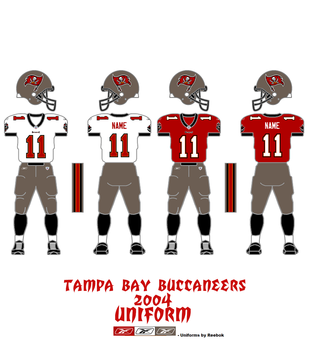 2002 tampa bay buccaneers uniforms
