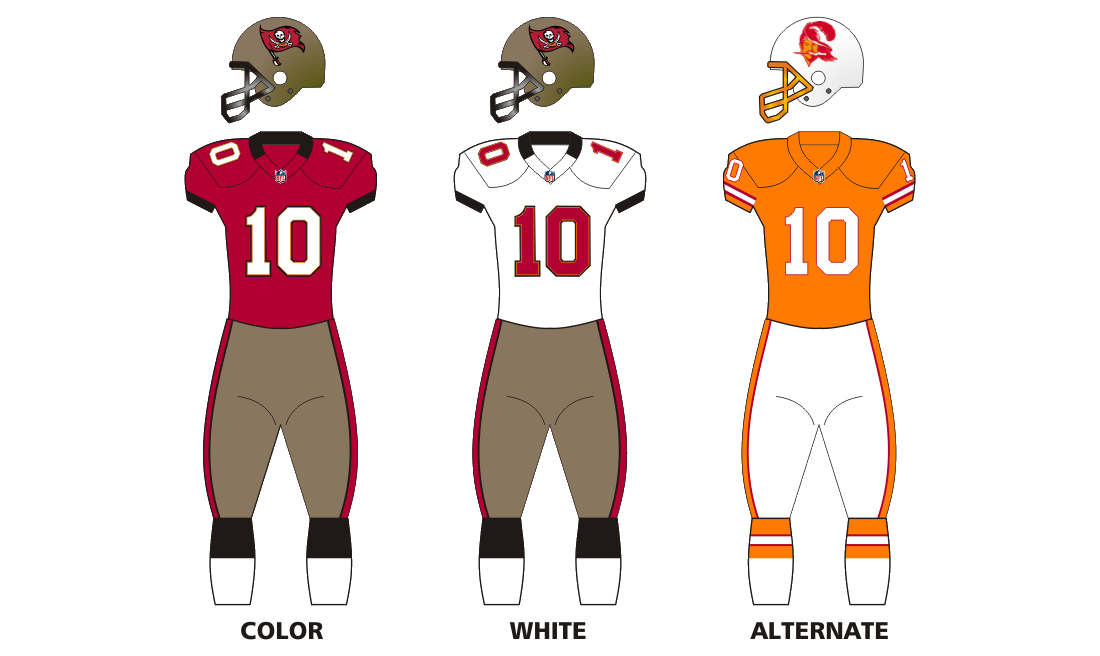 Buccaneers uniforms