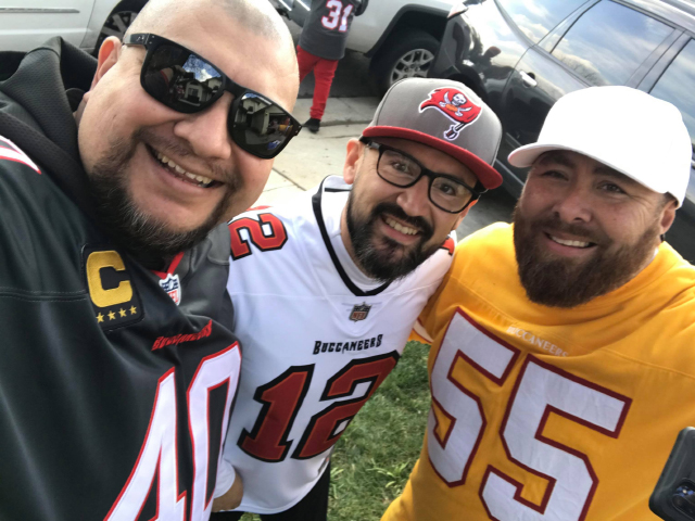 Art Oropeza from East Los Angeles, California Bucaholics God Father is and Buccaholics with official DJ Ruko and Raymond Arteaga.