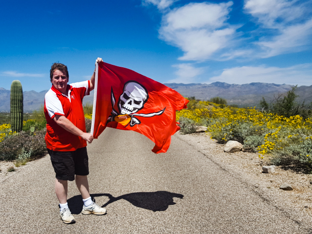 BuccaneersFan.com The red rocks of Sedona to the giant Saguaro Cacti it may be hot and windy but its beautiful.