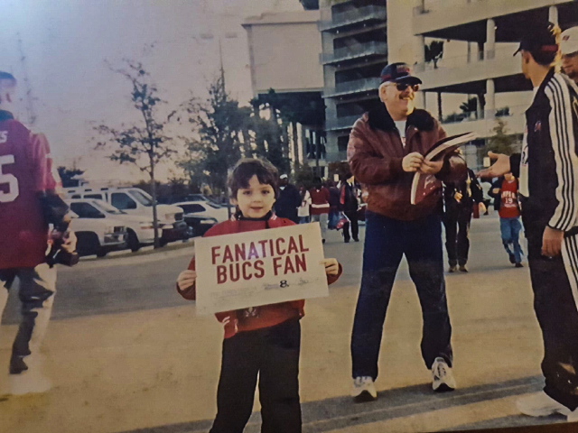 Daniel Rader at Super Bowl XXXVII Celebration at Raymond James Stadium.